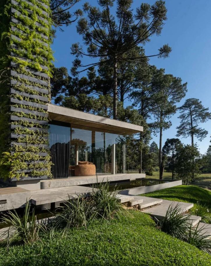 Arquitetura Contemporânea e elementos da natureza