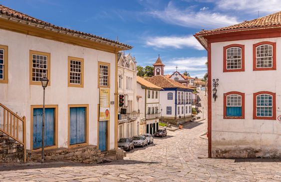 Casa feita com a técnica de enxaimel no Rio Grande do Sul
