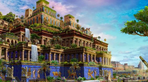 Jardins suspensos da Babilônia