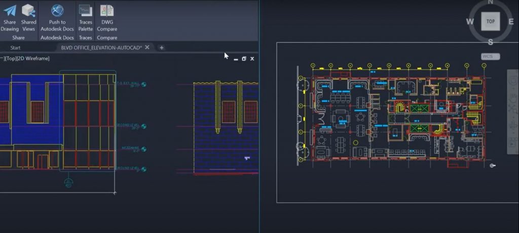 Exemplo de projeto arquitetônico elaborado no AutoCad