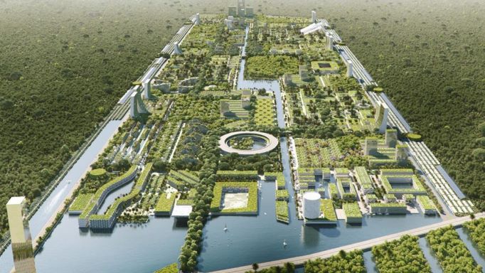 Um exemplo de cidade planejada no México