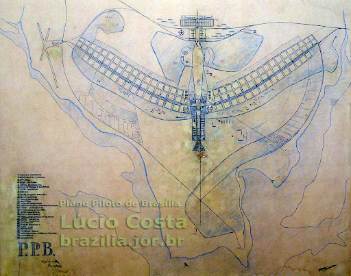 O projeto urbano do Plano Piloto elaborado por Lúcio Costa