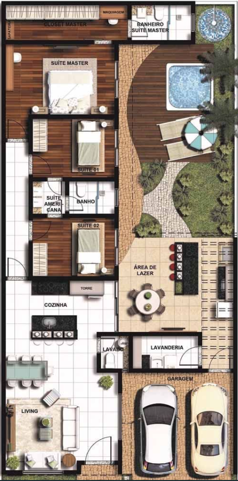 Planta Baixa Humanizada – Anteprojeto Arquitetura