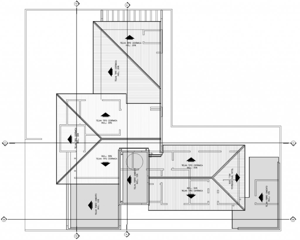 Planta de Cobertura – Anteprojeto Arquitetura