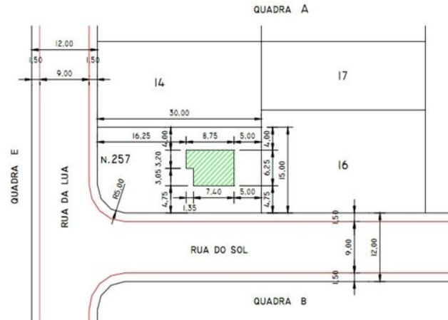 Planta de Situação – Anteprojeto Arquitetura