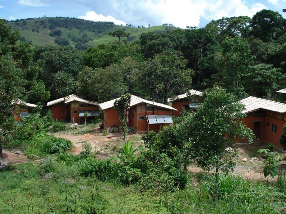 Exemplo da aplicação de técnicas da Permacultura em uma horta comunitária