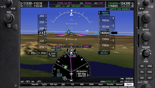 Garmin G1000: Primary Flight Display (PFD)